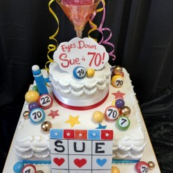 bingo birthday caketh