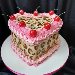 cherry birthday cake